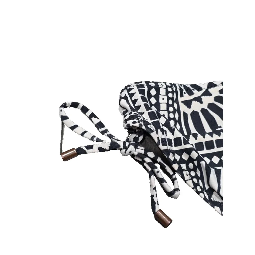 Helen Jon Black and White Bikini USA made Bottom XS A004224